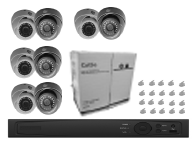 NDAA Compliant 8-Camera (6 Megapixel) 8MP IP HD NVR Kit JIP-NVRK8MP-8BC