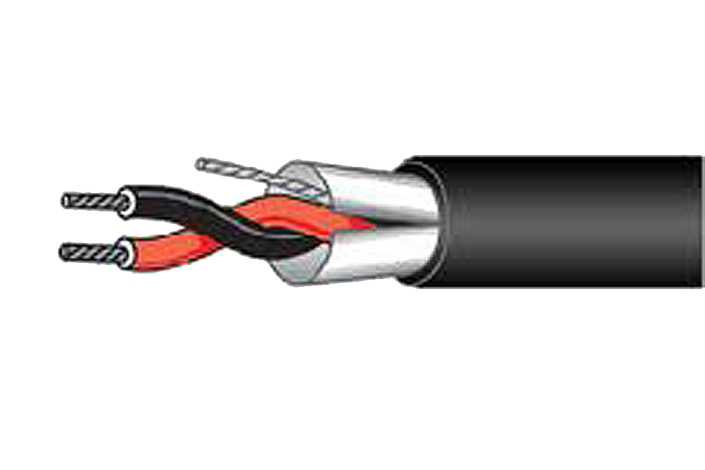 16 Gauge 2 Conductor Stranded, Shielded Cable, 500' Roll JHT-762S/500-Wire & Cable-Various-Jayso Electronics