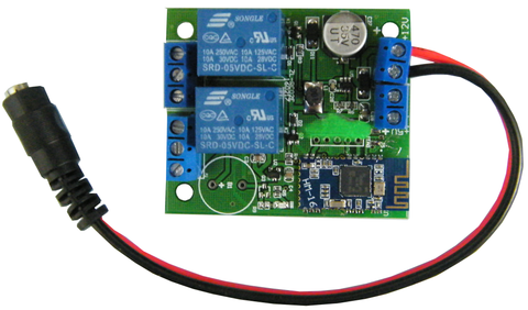 2-Channel Bluetooth Controlled Relay w/ Form “C” Contact for iPhone JBT2R-I-Timers & Relays-Various-Jayso Electronics