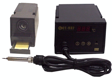 50W Soldering Station, ESD Safe, Microprocessor Controlled, with 3 Digit LCD Display JCT-937ESD-Tools-CT-Jayso Electronics
