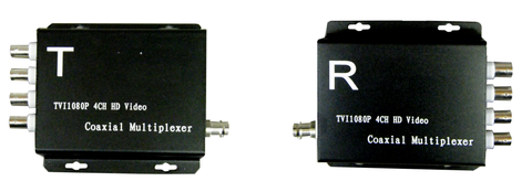 AHD Single Coax 4-Camera Multiplex Transmission System EC-TXRX-4AHD-Security Cameras & Recorders-Various-Jayso Electronics
