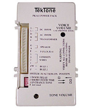 Intercom Amplifier, 3-4-5 Wire, Tek-Tone, PK-543A-Intercom Systems-Various-Jayso Electronics