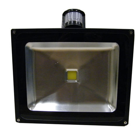 LED Motion Sensor Floodlight, 50 Watt, Weatherproof, EC-WPLED-MS50-LED Lighting-Elyssa Corp.-Jayso Electronics