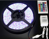 RGB LED Striplight, 16-Color, 4-Effect with IR Remote Control, Super Bright, 5 Meter EC-SLED-RGB-LED Lighting-EC-Jayso Electronics