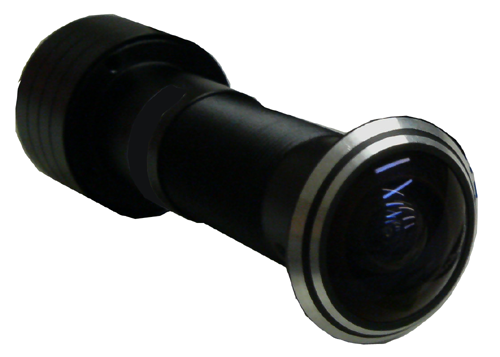 Wide Angle Hybrid TVI/AHD/CVI/CVBS (Analog) 2MP Through-The-Door Security Camera ECHY-DOOR1-1080