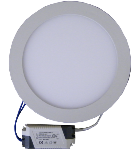12 Watt, 6.7" Round Dimmable LED Panel Light with Driver EC-RPLED-12W-D-LED Lighting-Elyssa Corp.-3000°K-Jayso Electronics