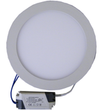 15 Watt, 7.5" Round LED Panel Light with Driver EC-RPLED-15W-LED Lighting-Elyssa Corp.-3000°K-Jayso Electronics
