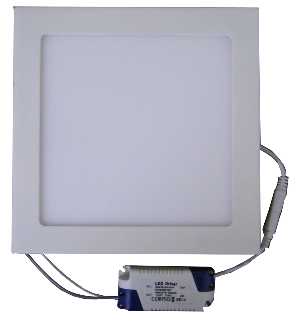 18 Watt, 8.6" Square Dimmable LED Panel Light with Driver EC-SPLED-18W-3000K-D-LED Lighting-Elyssa Corp.-Jayso Electronics