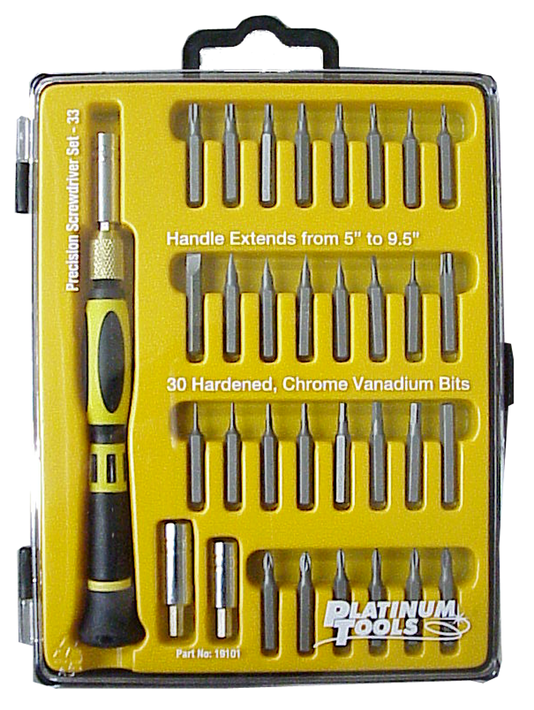 33 Pc. Micro Miniature Screwdriver Set JPT-19101-Tools-Various-Jayso Electronics