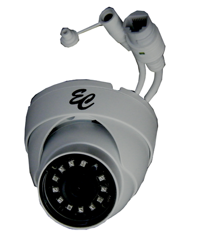5MP Weatherproof IP Ball Camera, w/ Fixed 3.6mm Lens (White Only) ECIP-HV-WB1-5MP
