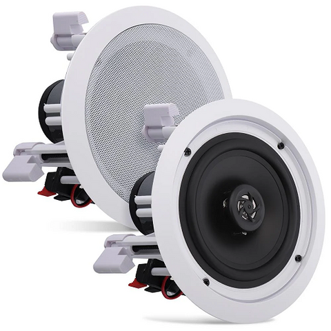 5.25" 2-Way In-Ceiling Speakers, Round, PDIC1651RD