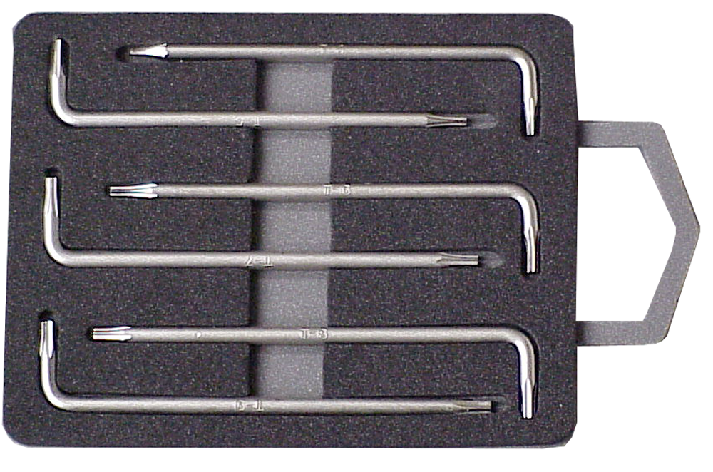 6 Pc. Miniature Torx® Key Set JTK-3616C-Tools-Various-Jayso Electronics
