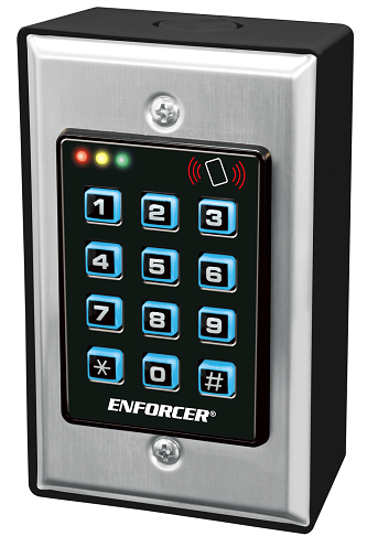 Digital Access Illuminated Indoor Keypad with Prox Card Reader JSK-1131-SQ