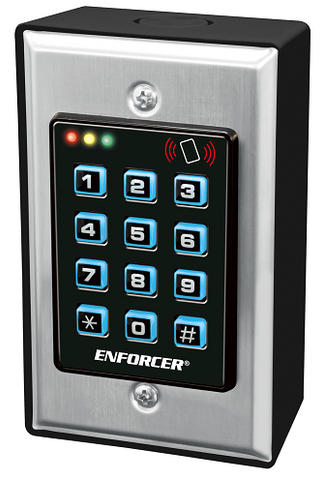 Digital Access Illuminated Indoor Keypad with Prox Card Reader JSK-1131-SQ