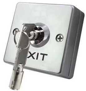 Exit Override Keyswitch (Round Key) JEP-2x2RKS