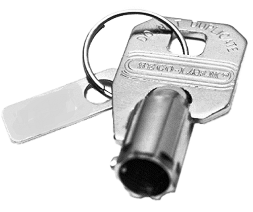 Extra Cylindrical Key for Tubular Key Lock Switches  JSS-090KN-X