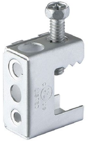 Galvanized Steel Beam Clamp; ⅛"~½" Beam JBC-1812NV