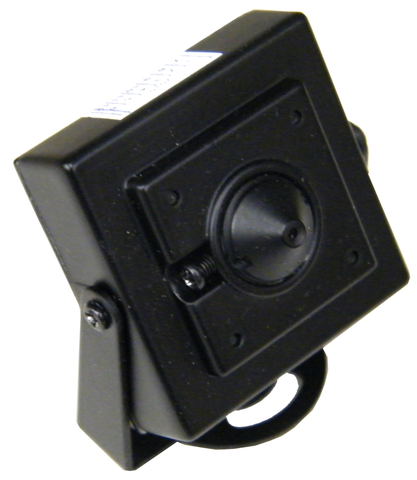 Mini Indoor Hybrid Color Camera, TVI/AHD/CVBS (Analog) w/ 1080P 2 Megapixel Resolution w/ 3.7mm Pinhole Lens, Built-In Pinhole Lens, & Bracket ECHY-594HDP-Security Cameras & Recorders-EC-Jayso Electronics