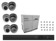 NDAA Compliant 6-Camera (6 Megapixel) 8M) IP HD NVR Kit JIP-NVRK8MP-6BC