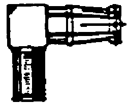 Push-On Adapter - F Female to Rt. Angle F Male JCON-1127-Connectors-Various-Default-Jayso Electronics