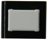 Replacement Rectangular Plastic Intercom Push-Button w/ 1 Screw & 1 Wire Lead JIB-008-W2