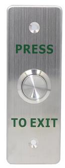 Request-to-Exit Pushbutton  Flush Mullion Mount JPP-1x3M