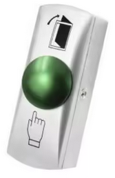 Slim Surface Mount Request-to-Exit Pushbutton  Mushroom Cap Style JEP-1x2MG