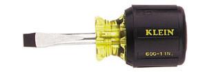 Slotted Screwdriver, 1/4" Tip, 1.5" Round Shank, Heavy-Duty, KLEIN 600-1-Tools-Klein-Jayso Electronics