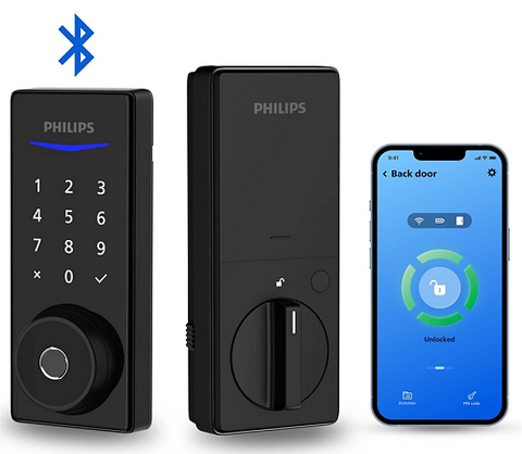 Smart Deadbolt With WiFi/Bluetooth  Access JPA-DDL240X-15H
