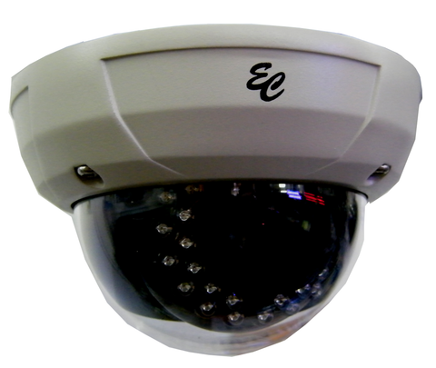 TVI Vandal Resistant IR Color Dome Camera 2.1 Megapixel TVI, 1080P HD ECTVI-VD2-1080-Security Cameras & Recorders-EC-Jayso Electronics