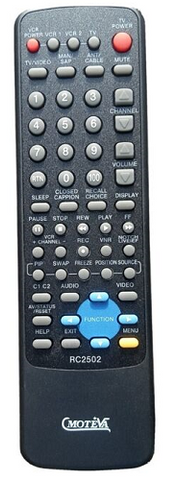 TV/VCR Remote, Universal JVC, Type RC-2502, RC-8001
