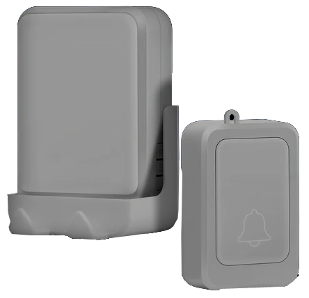 Wireless Flashing Light Doorbell Visual & Audio Alert the Deaf, Hard of Hearing & Noisy Environments  JWD-08F