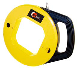 eclip tool fishing reels 100' Flat Steel Fish Tape In Winder Reel 900-148