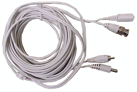 100' Video/Power Combo Siamese Cable for CCTV EC-VPC100-Security Cameras & Recorders-EC-Black-Jayso Electronics