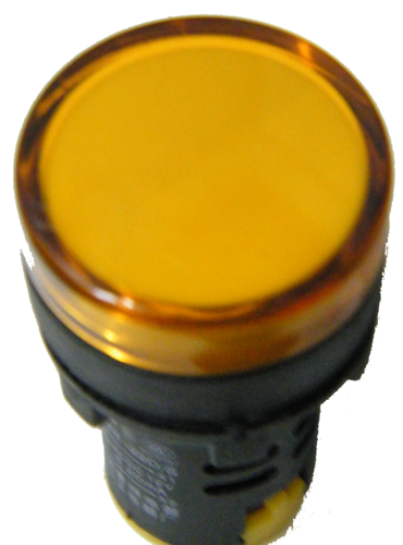 12 Volt DC Panel Mount Jumbo LED Indicator Lamps w/ Screw Terminals JLED-B11XJS-12V