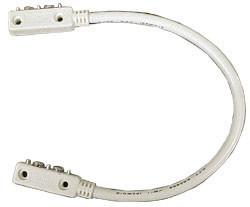 12" Door Cord, 2 Conductor, Ivory NDC-212I-Alarm Systems-Various-Jayso Electronics