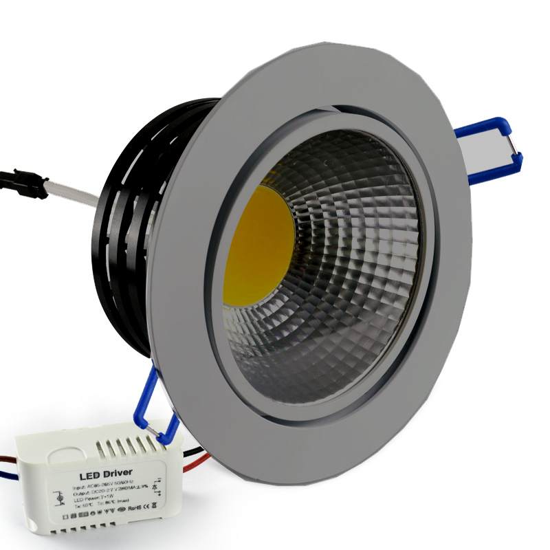 15W COB LED Dimmable Swivel Downlight EC-DLCOB-15W-LED Lighting-EC-3500°K-Jayso Electronics