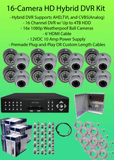 16-Camera 1080p (2MP) HD Hybrid (AHD/TVI/CVBS) DVR Kit-DVR Kit-Jayso Electronics-Jayso Electronics