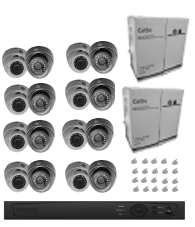 16-Camera (5 Megapixel) 4K IP HD NVR Kit JIP-NVRK4K-16BC