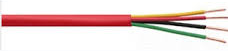 18 Ga. 4 Conductor Red FPLR Fire Alarm Cable, 1,000 Ft. Spool JFW-184-Wire & Cable-Various-Jayso Electronics