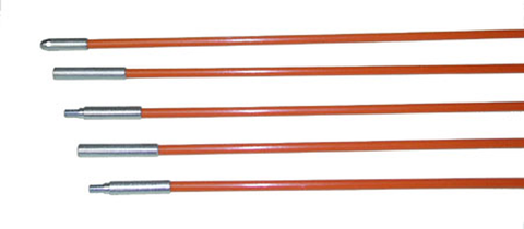 18' Wire Pulling Rod Set, Fiberglass JFWP-108-Tools-Various-Jayso Electronics