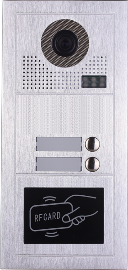 2 Apartment Lobby Station W/ RFID for 2-Wire Video Entry Intercom System ECVI-LS2-2W-RFID-Access Controls / Intercoms-Various-Jayso Electronics
