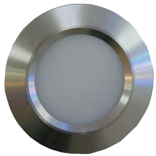 2 Watt LED Recess Mount Cabinet Light JLED-CBN-1WW