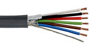 22 Ga. 8 Conductor Stranded Access System Cable, Overall Shield, 500 Ft. Spool JAFS8-22/500-Wire & Cable-Various-Jayso Electronics