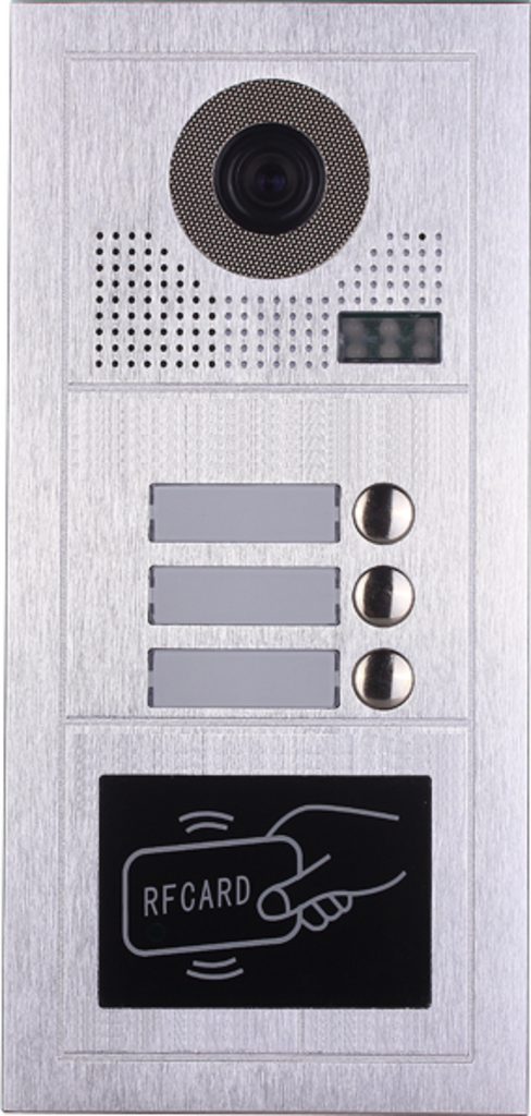 3 Apartment Lobby Station W/ RFID for 2-Wire Video Entry Intercom System ECVI-LS3-2W-RFID-Access Controls / Intercoms-Various-Jayso Electronics