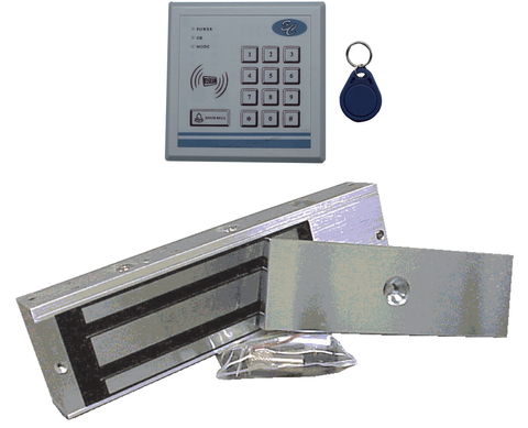 3-In-1 Entry Control Kit with Magnetic Door Lock EC-PRK1/MAG1200-Access Controls-EC-Jayso Electronics