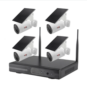 4 Camera Solar Powered Wireless Camera Security System JE-SOLARKIT4