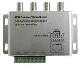 4 to 1 Video Balun - 4 Input BNC to CAT5 Twisted Pair Video Adapter EC-VBP5-Security Cameras & Recorders-Elyssa Corp.-Jayso Electronics