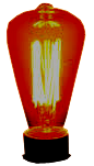 40W Edison Style ST48 Light Bulb with Squirrel Cage Fillament & E14 Base JE-EDI-E14-1-Lighitng-Jayso Electronics-Jayso Electronics