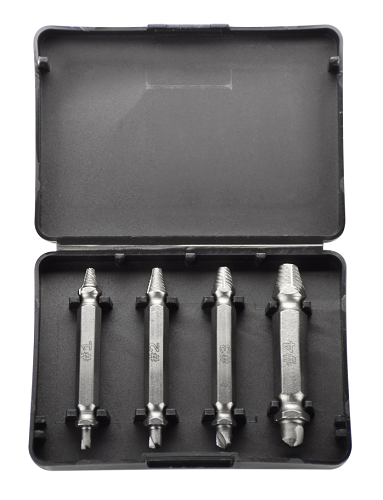 4Pc Damaged Scew Extractor Set, JSE-7594